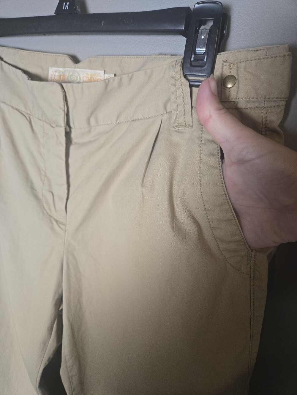J.Crew Womens Khaki Tan City Fit Stretch Chino Pants Size 4 Business Casual Work - Picture 5 of 9